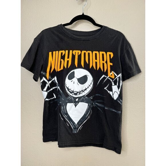Disney Nightmare Before Christmas Women's Black Shirt Large jack‎ skellington - Picture 2 of 6
